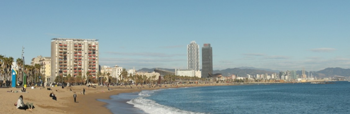 beach of barcelona